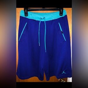 Jordan Teal and Purple Dri-FIT Shorts